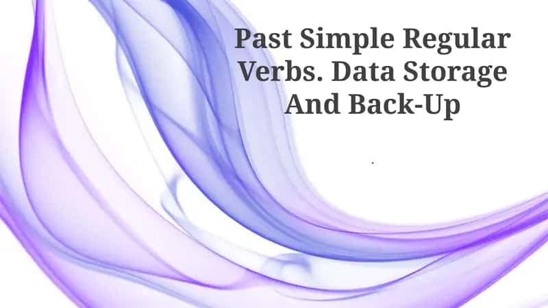 Past Simple Regular Verbs 1