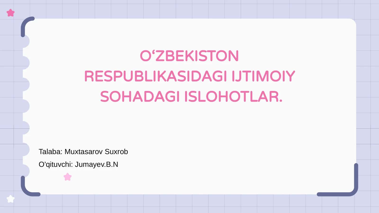 Ijtimoiy sohada islohotlarning asosiy tamoyillari 1