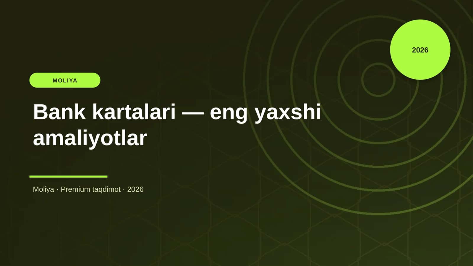 Bank kartalari — eng yaxshi amaliyotlar 1