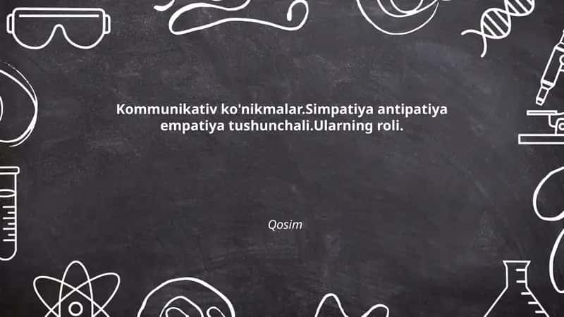 Simpatiya, antipatiya va empatiya tushunchalarining ta'rifi 1
