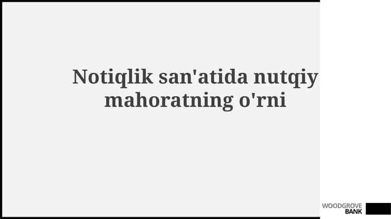 Nutq san'ati 1
