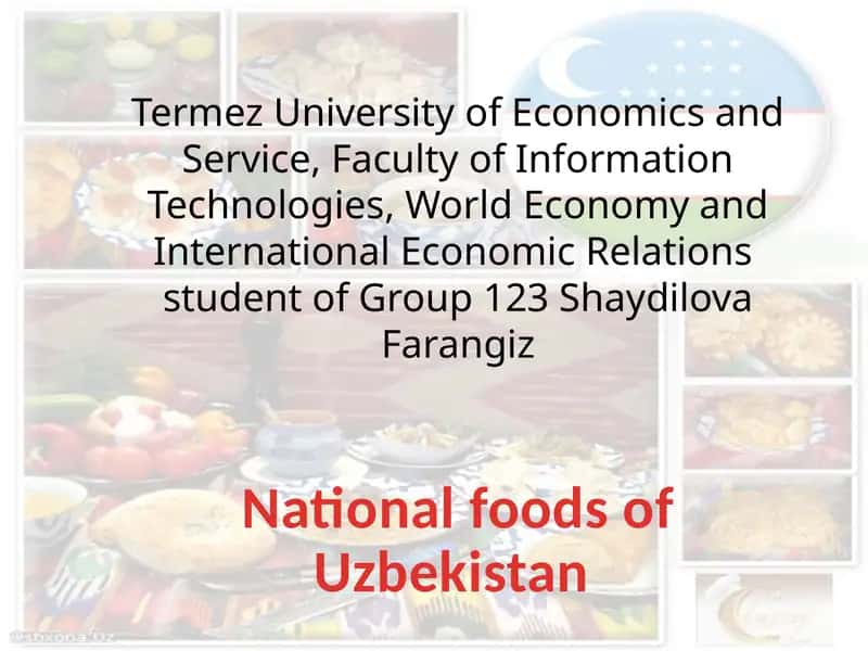 National Foods of Uzbekistan 1