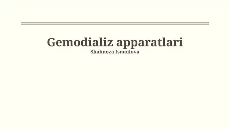 Gemodializ apparatlari 1