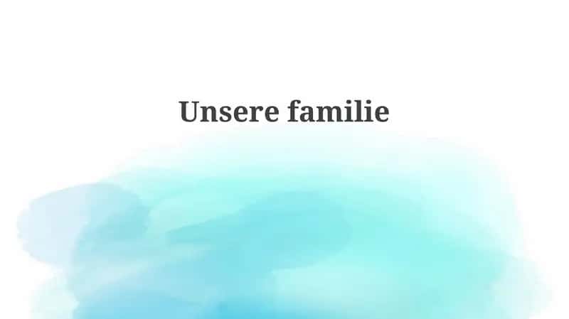 Unserefamilie 1