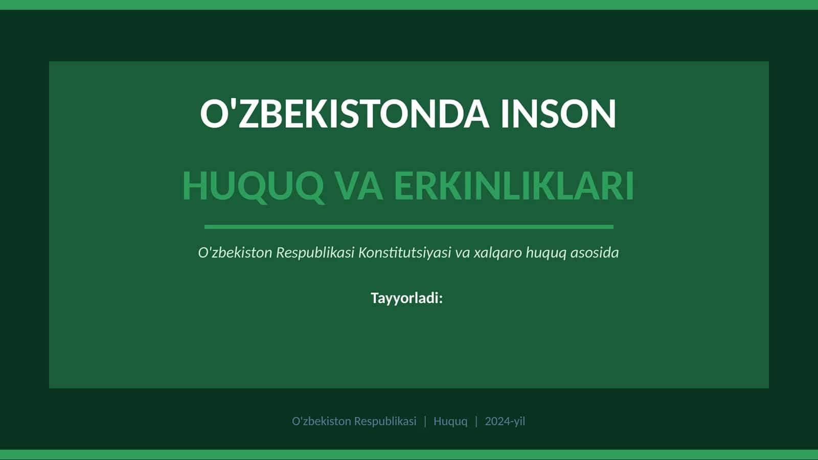 Tarix fanidan taqdimot 1