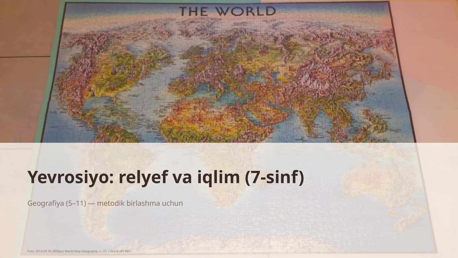 Yevrosiyo: relyef va iqlim (7-sinf) 1