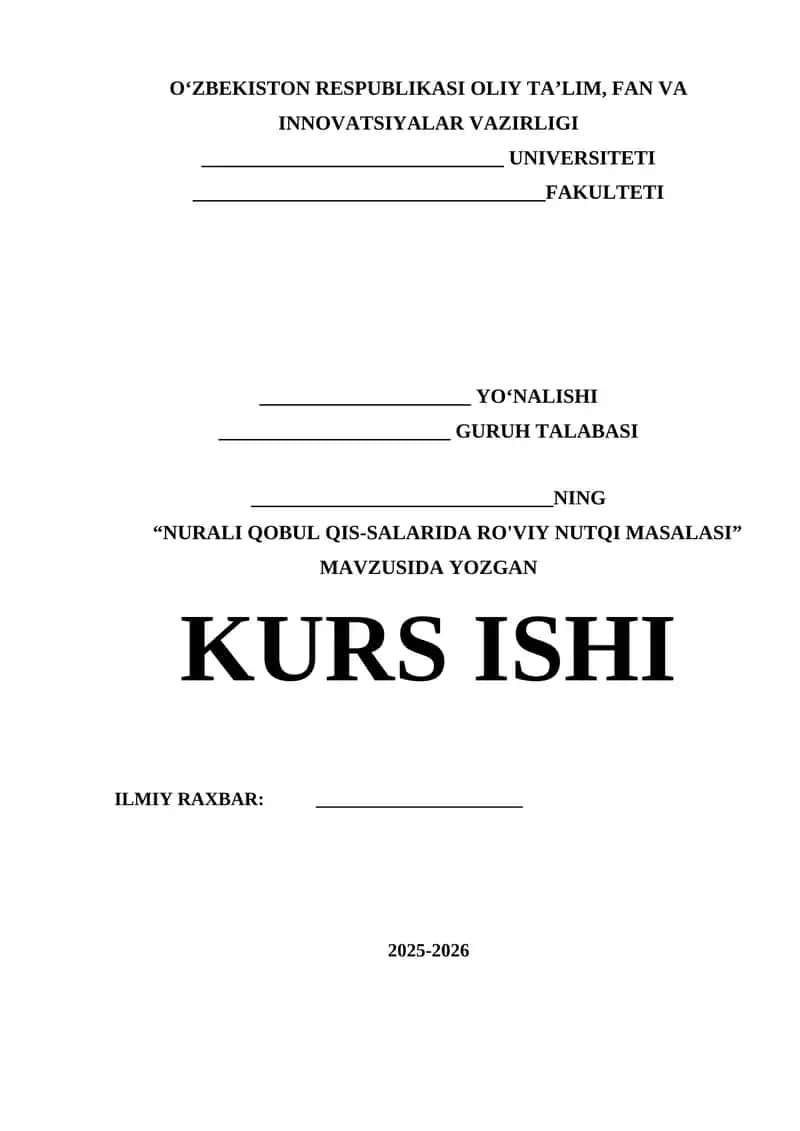 NURALI QOBUL QIS-SALARIDA RO'VIY NUTQI MASALASI 1