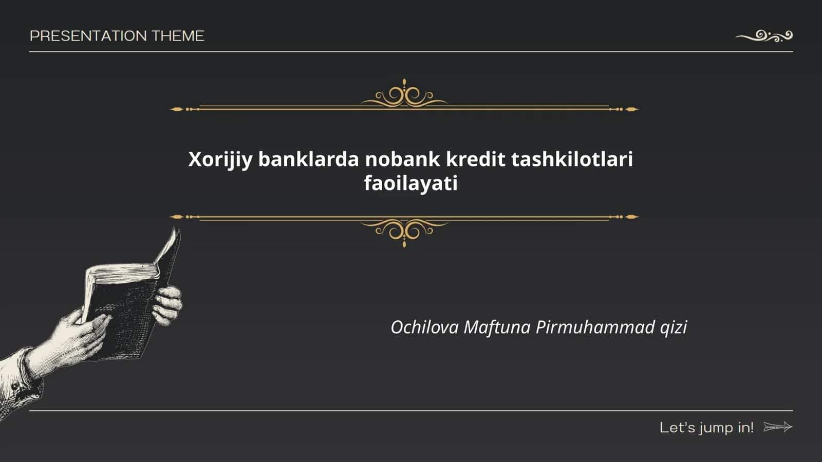 Xorijiy banklarda nobank kredit tashkilotlari faoilayati 1