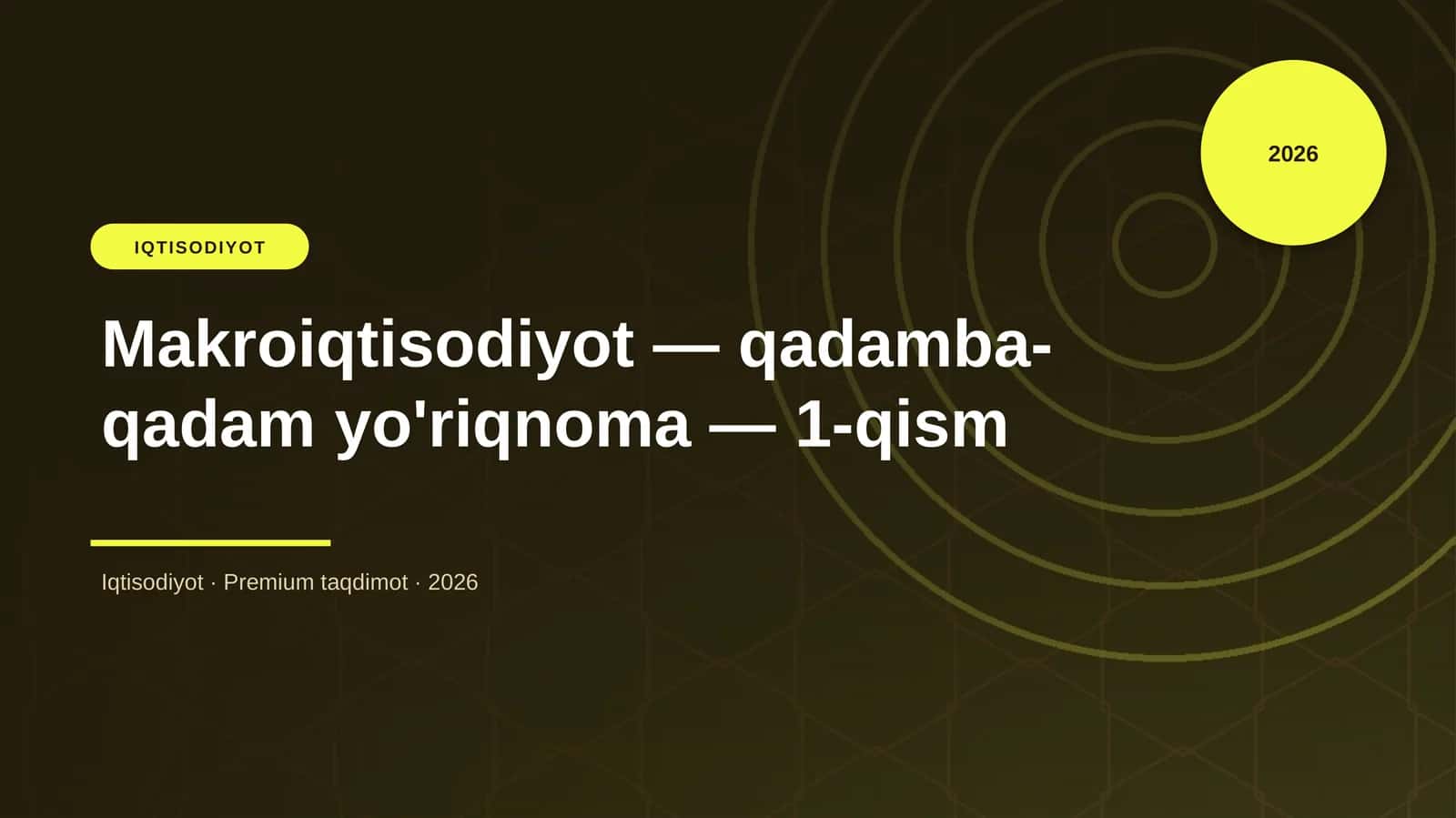 Makroiqtisodiyot — qadamba-qadam yo'riqnoma — 1-qism 1