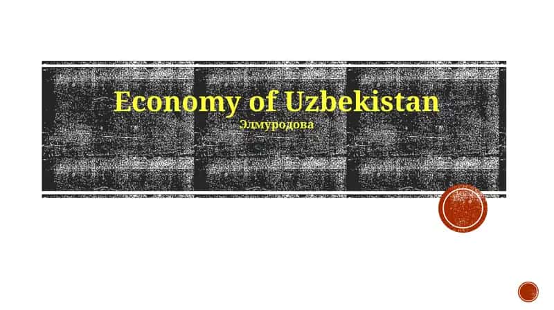 Economy of Uzbekistan 1