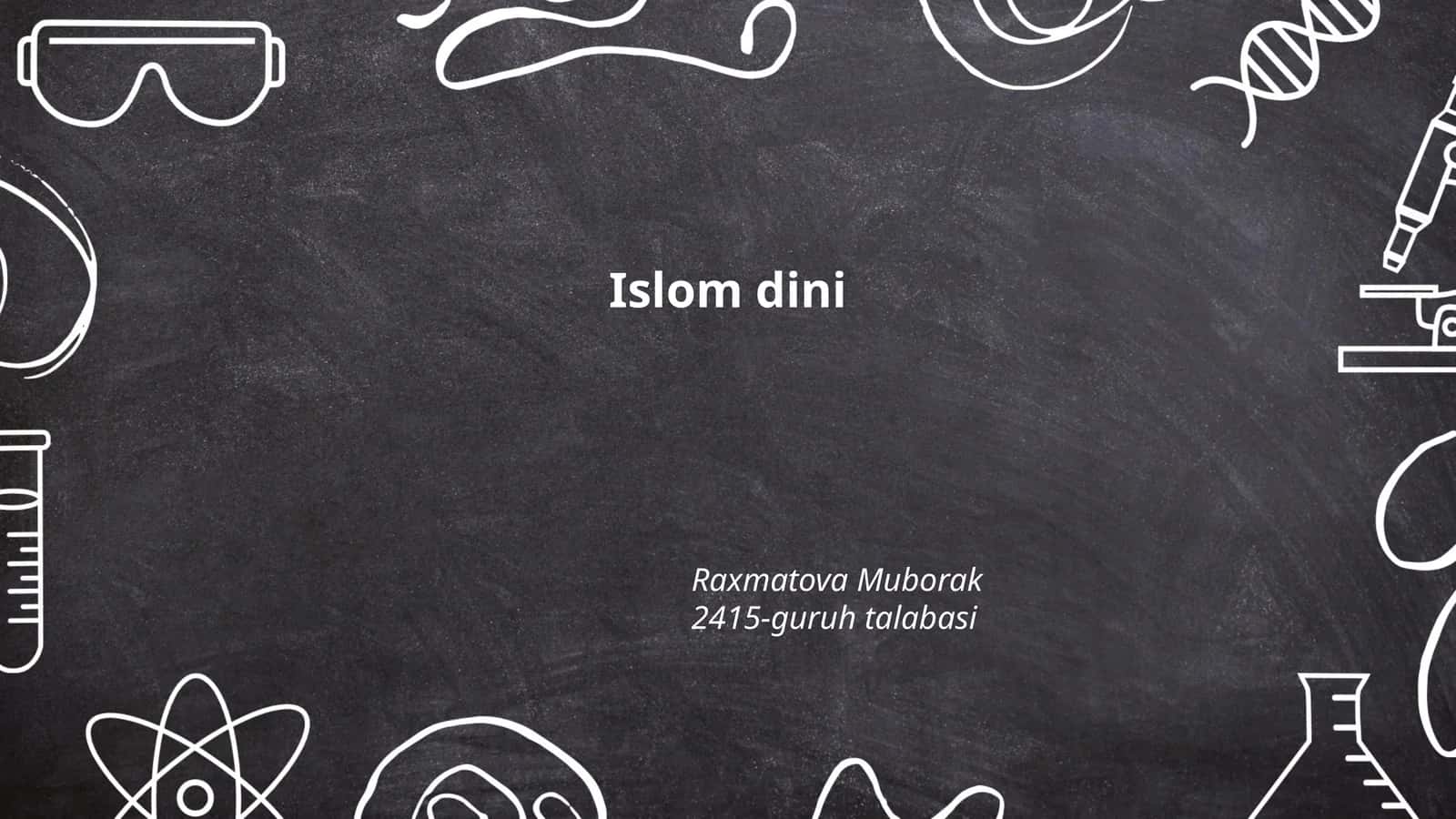 Islom dini 1