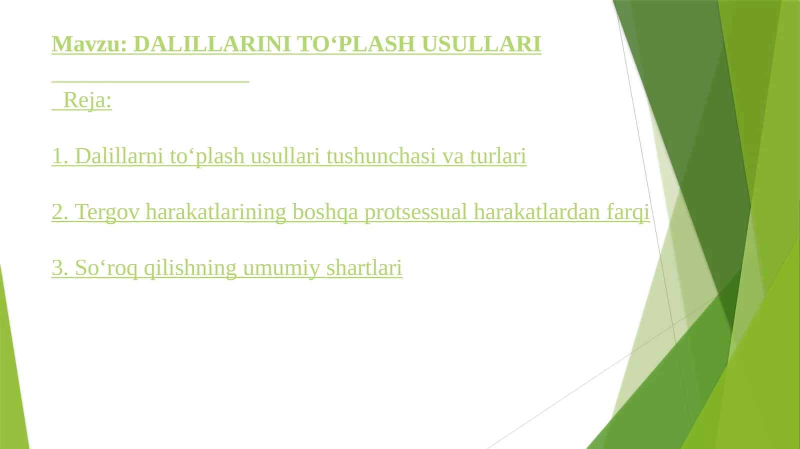 DALILLARINI TO‘PLASH USULLARI 1