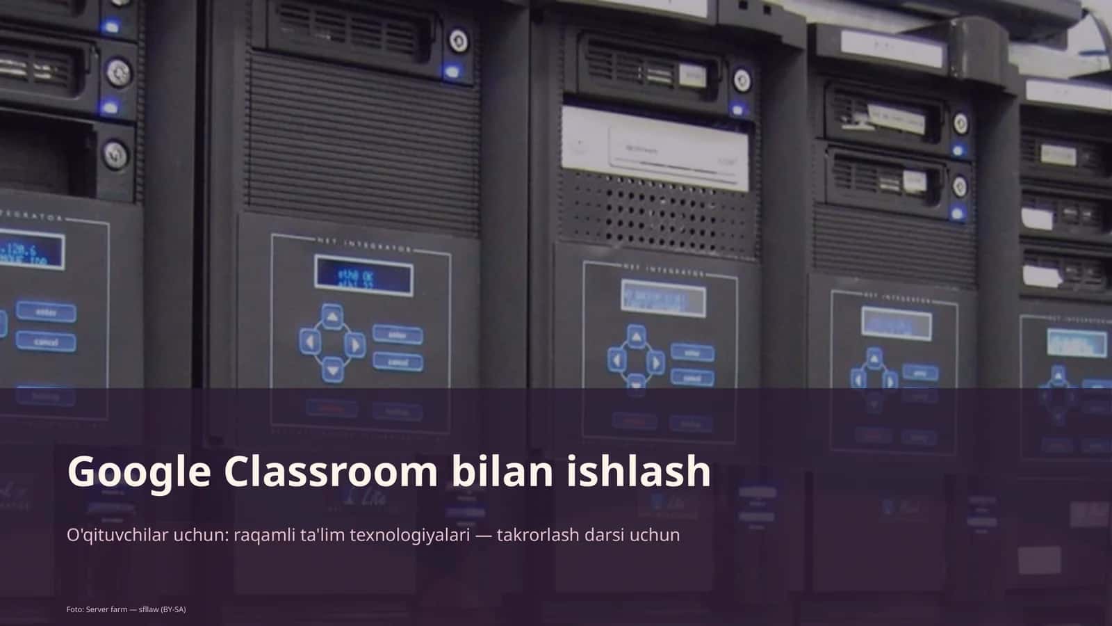 Google Classroom bilan ishlash 1
