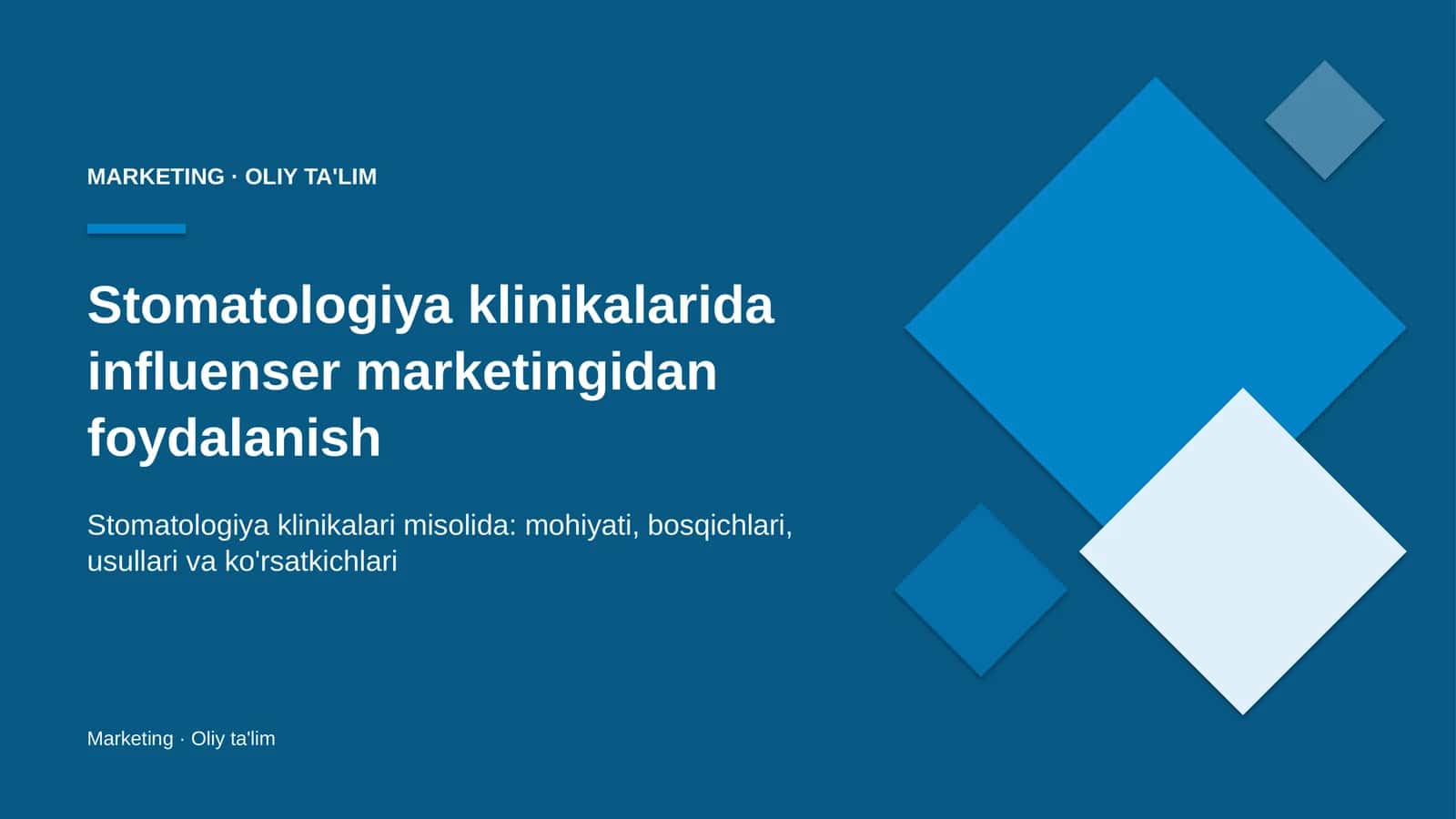 stomatologiya klinikalarida influenser marketingidan foydalanish 3866 1