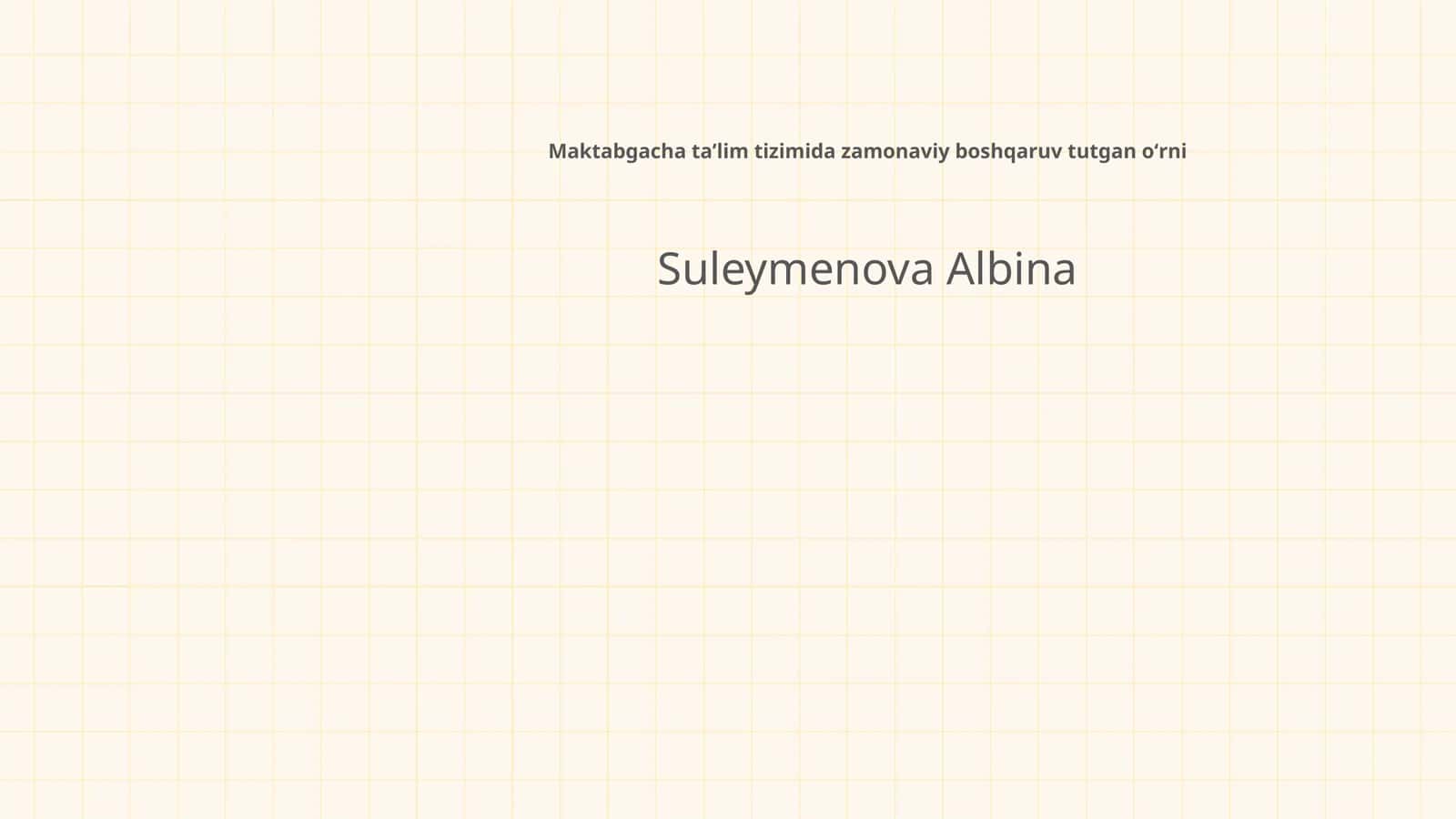 Zamonaviy boshqaruv tutgan oʻrni 1