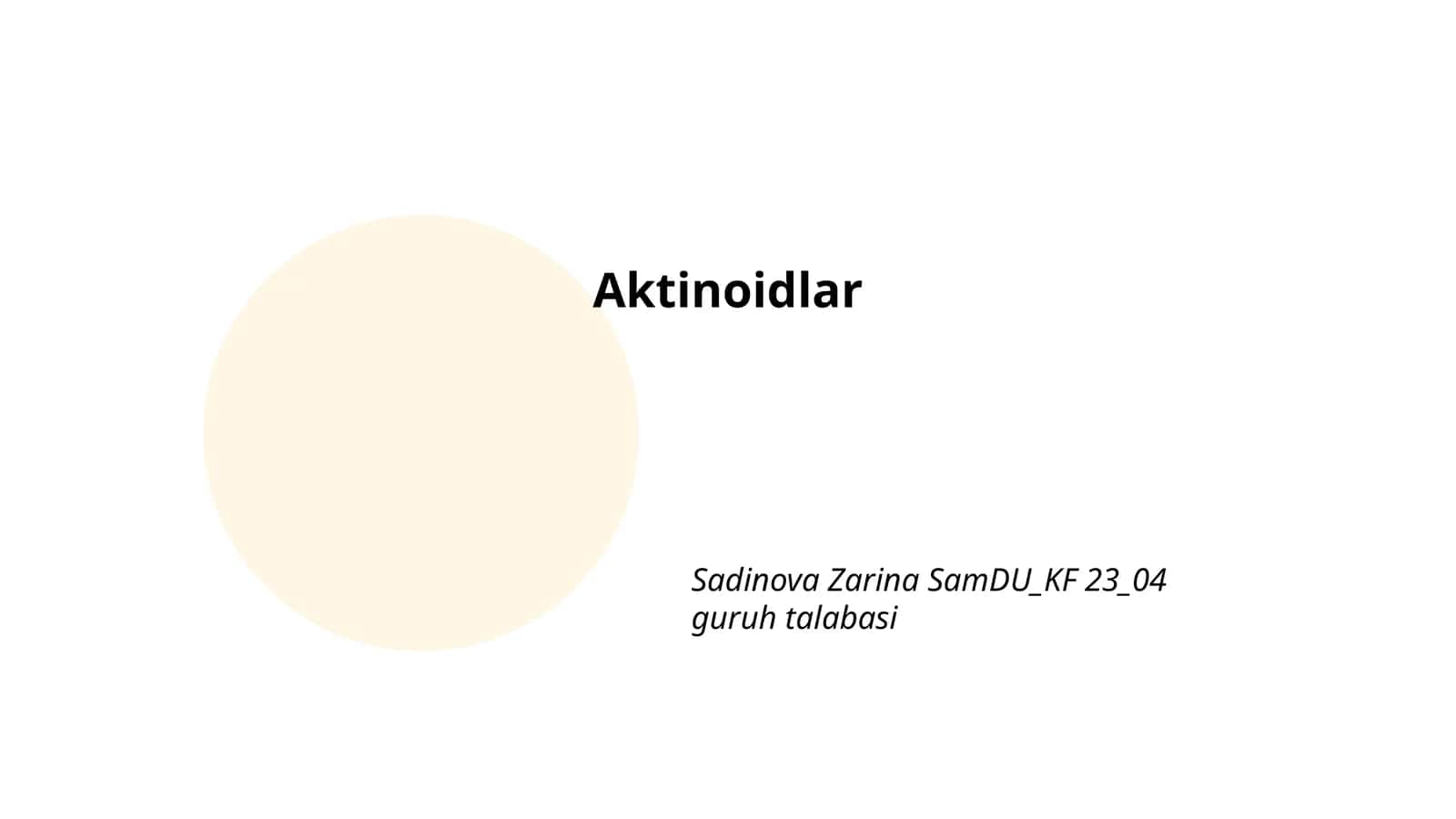 Aktinoidlar 1