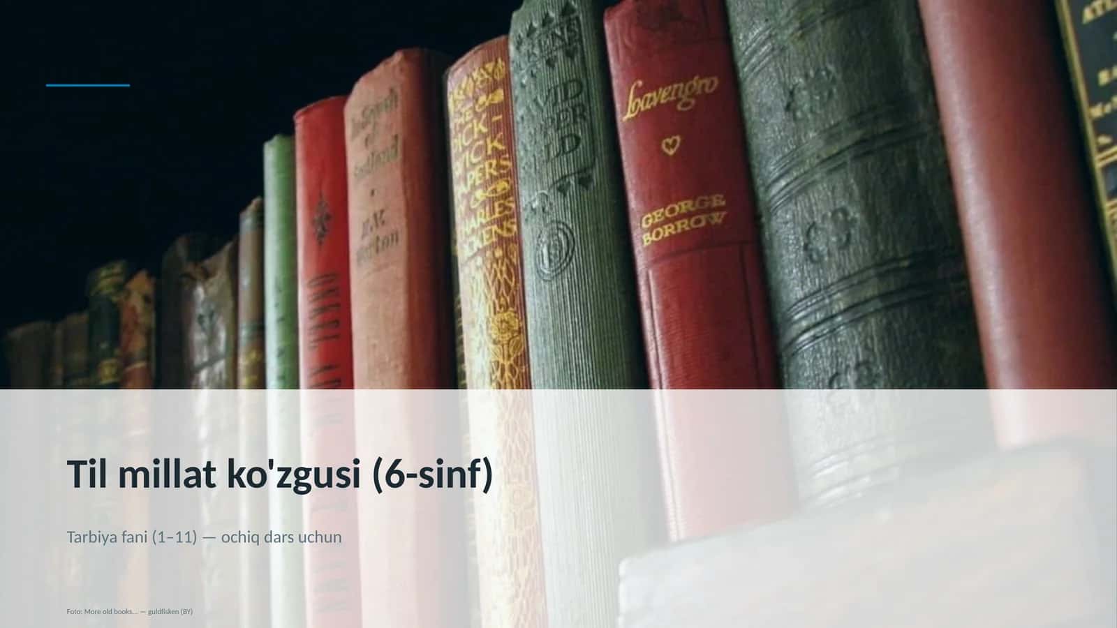 Til millat ko'zgusi (6-sinf) 1