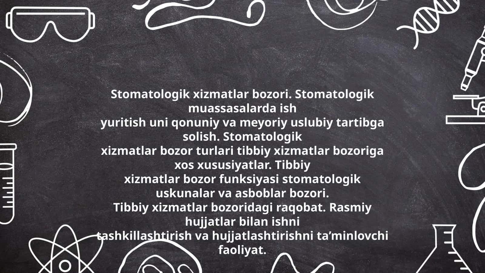 Stomatologik xizmatlar bozori 1