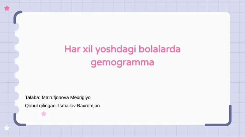 Gemogramma 1