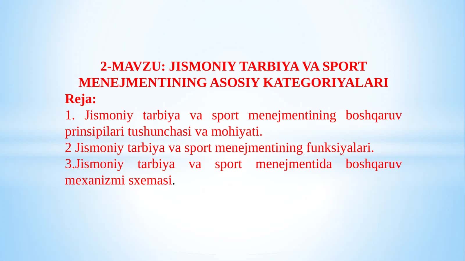JISMONIY TARBIYA VA SPORT MENEJMENTINING ASOSIY KATEGORIYALARI 1