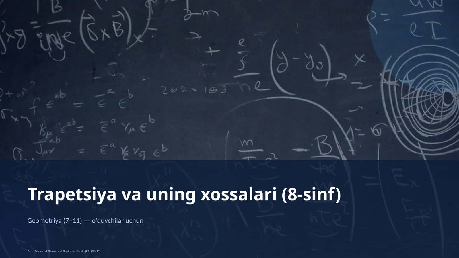 Trapetsiya va uning xossalari (8-sinf) 1