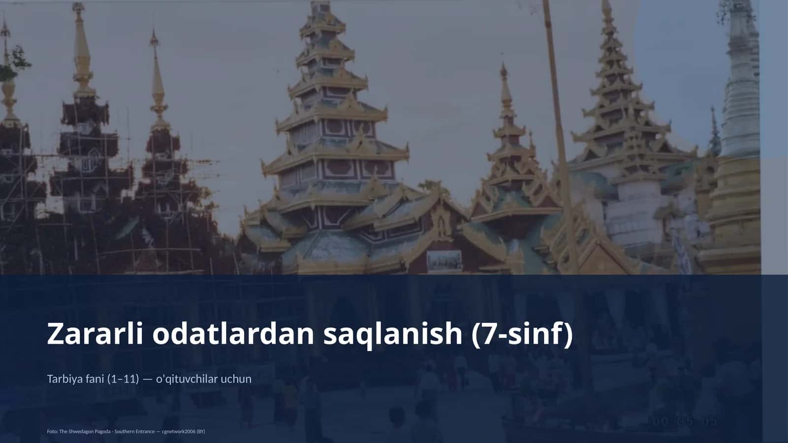 Zararli odatlardan saqlanish (7-sinf) 1