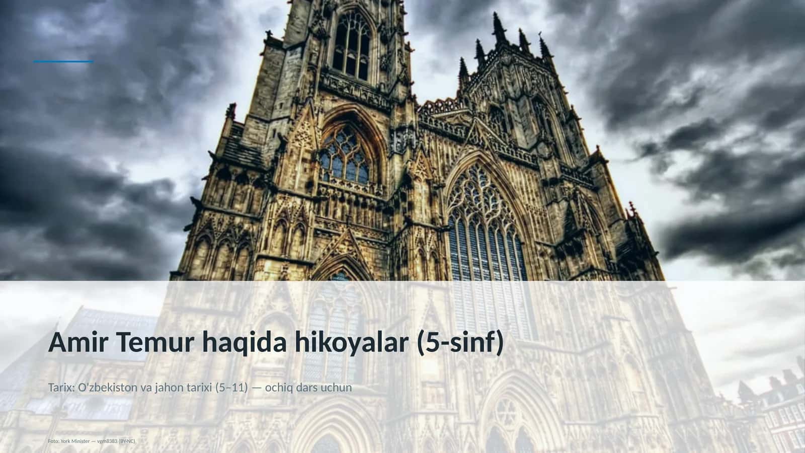 Amir Temur haqida hikoyalar (5-sinf) 1