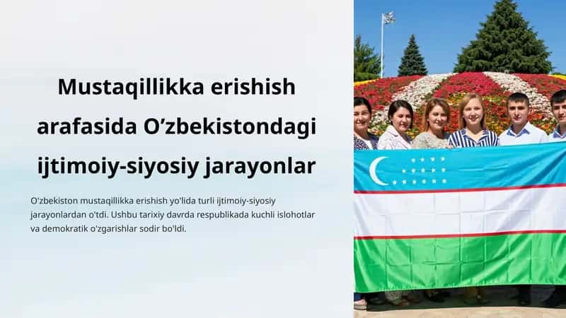 O'zbekistonning Mustaqilligi 1