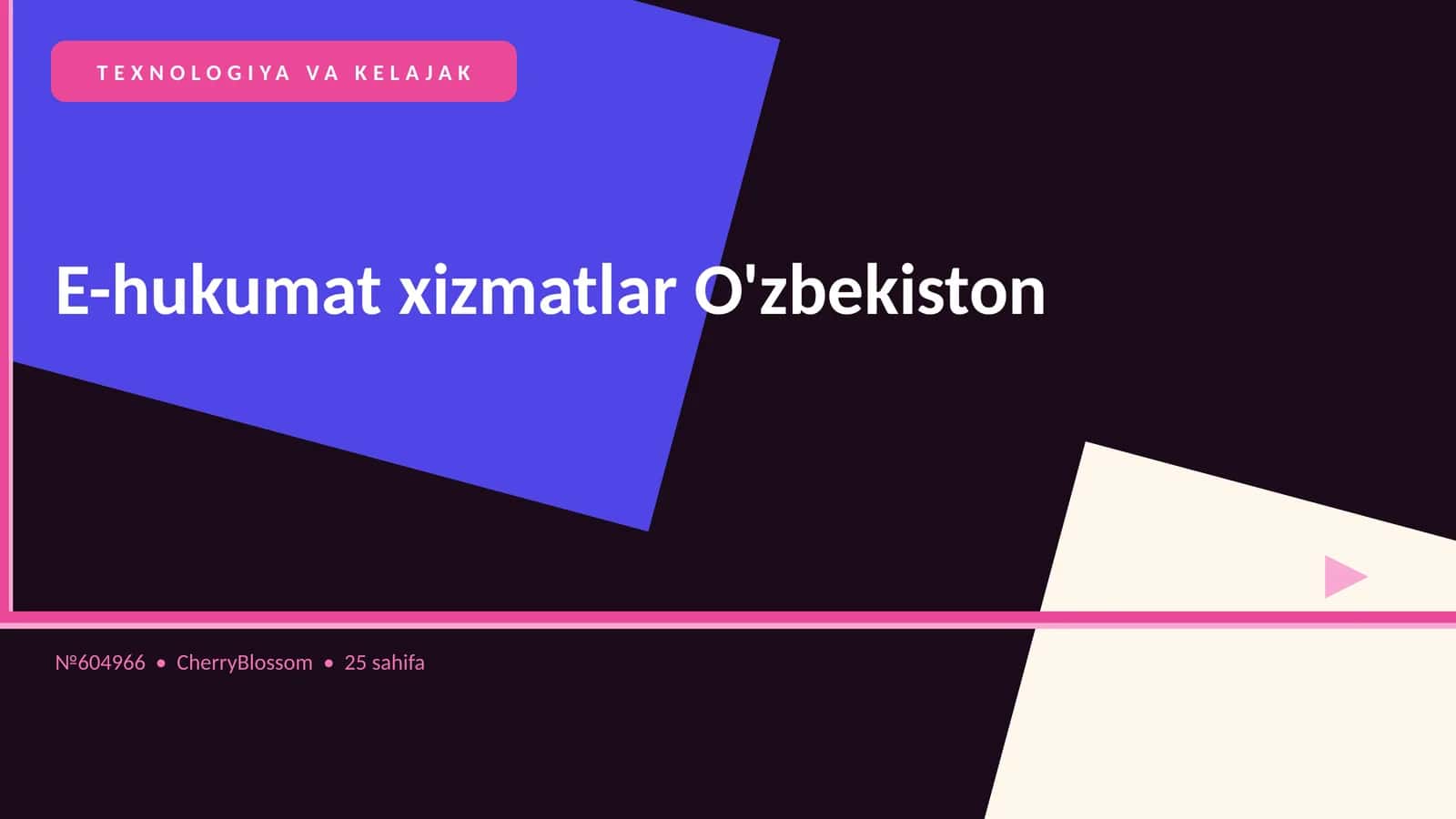 E-hukumat xizmatlar O'zbekiston 1