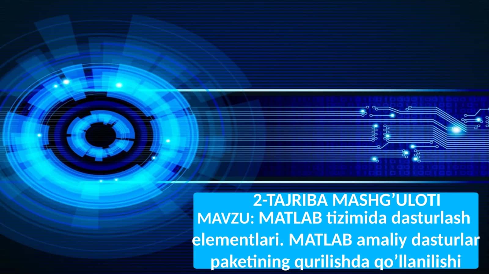 2-TAJRIBA MASHG’ULOTI 1