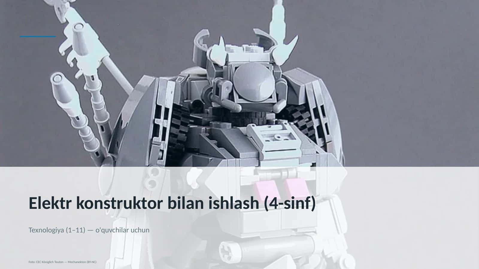 Elektr konstruktor bilan ishlash (4-sinf) 1