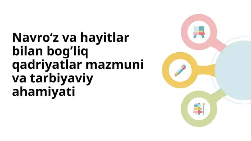 Navroʻz va hayitlar bilan bogʼliq qadriyatlar mazmuni va tarbiyaviy ahamiyati 1