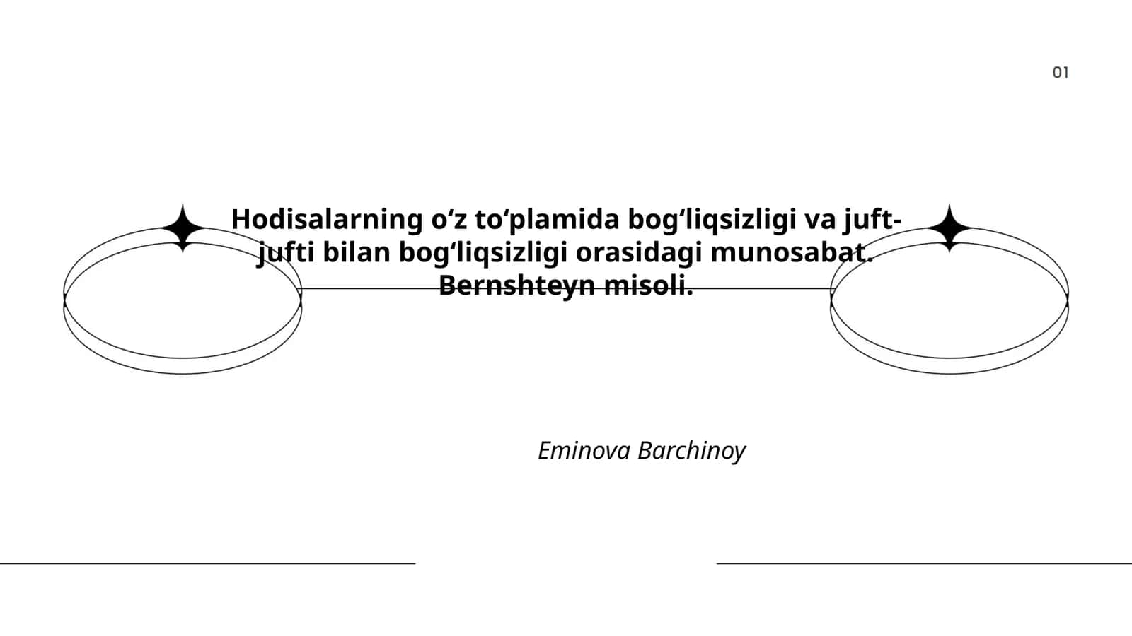 Bernshteyn misoli 1