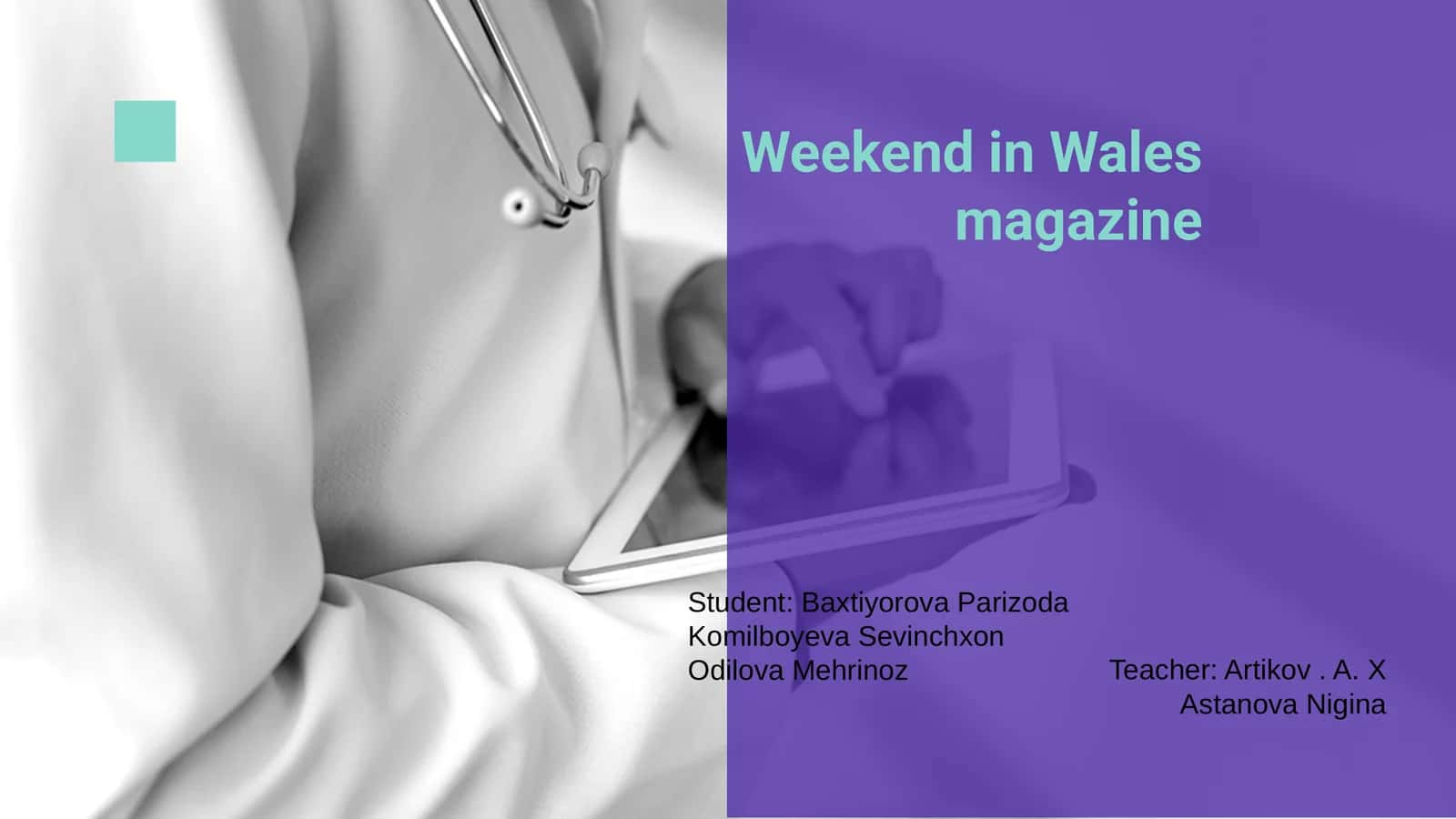 Weekend in Wales magazine 1