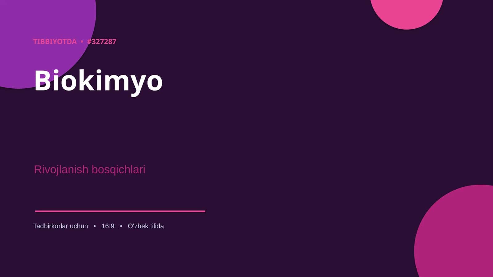 Biokimyo 1