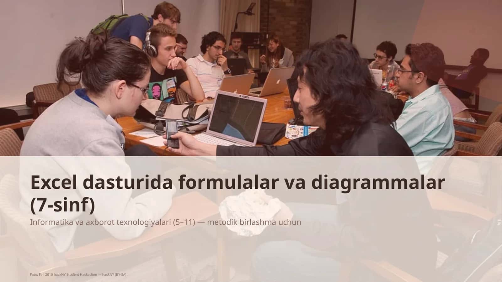 Excel dasturida formulalar va diagrammalar (7-sinf) 1
