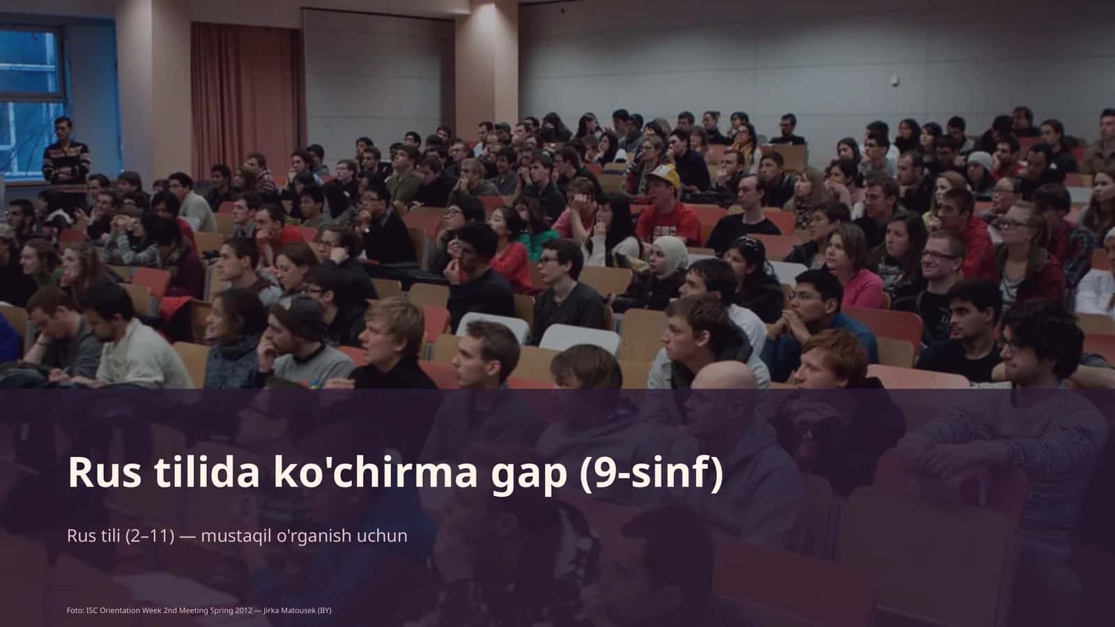Rus tilida ko'chirma gap (9-sinf) 1