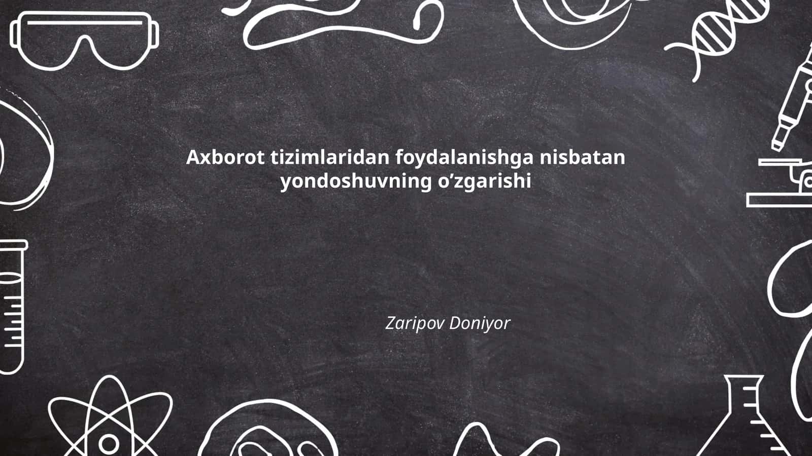 Axborot texnologiyalarining rivojlanishi 1