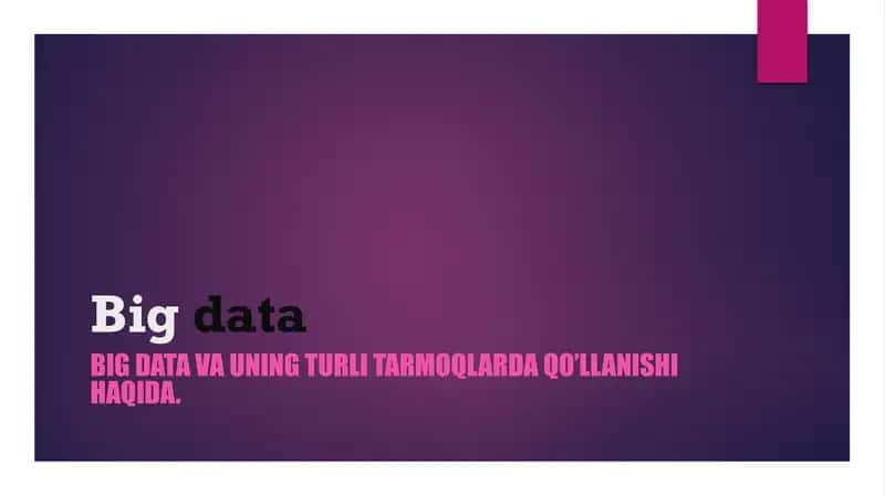 Bigdata 1