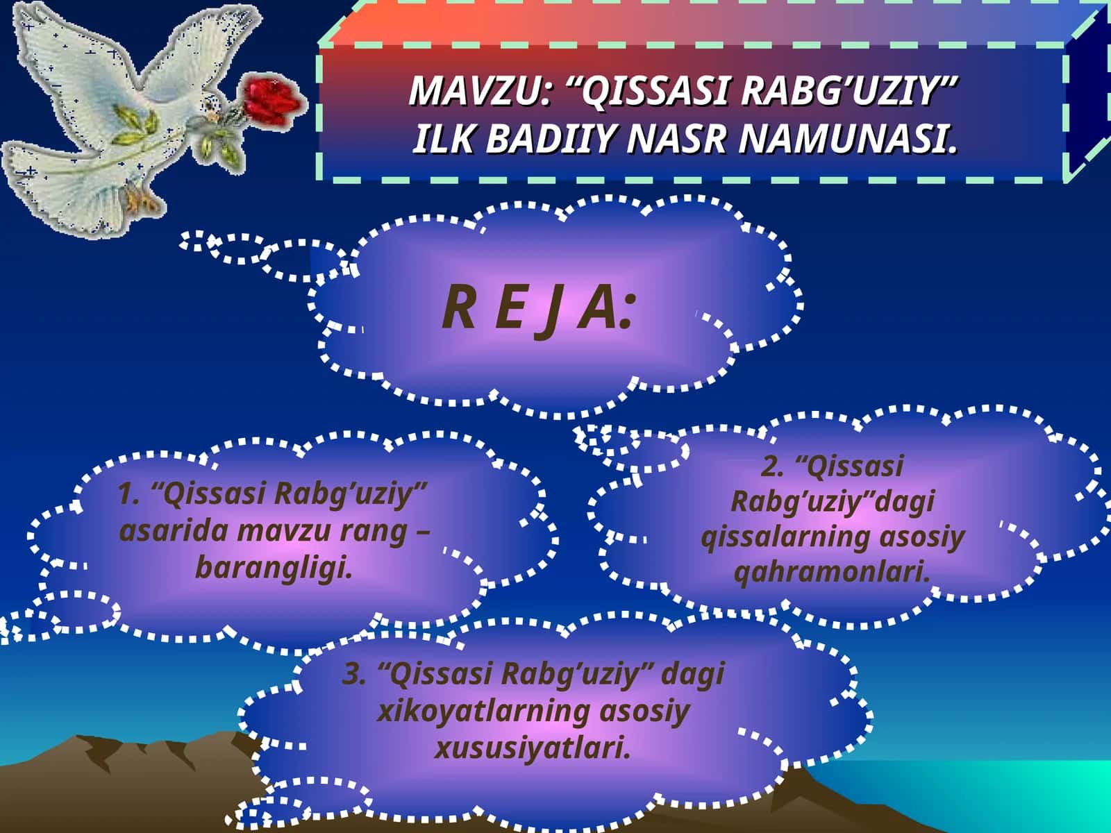 QISSASI RABG’UZIY 1