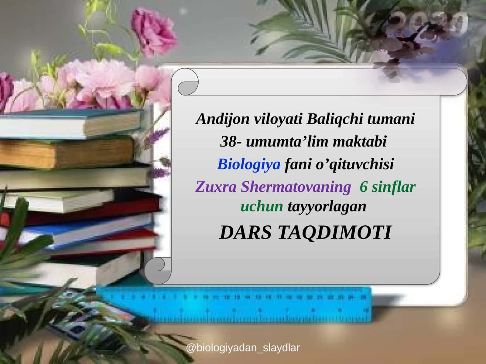 EKOSISTEMALARDAGI O‘ZARO MUNOSABATLAR 1