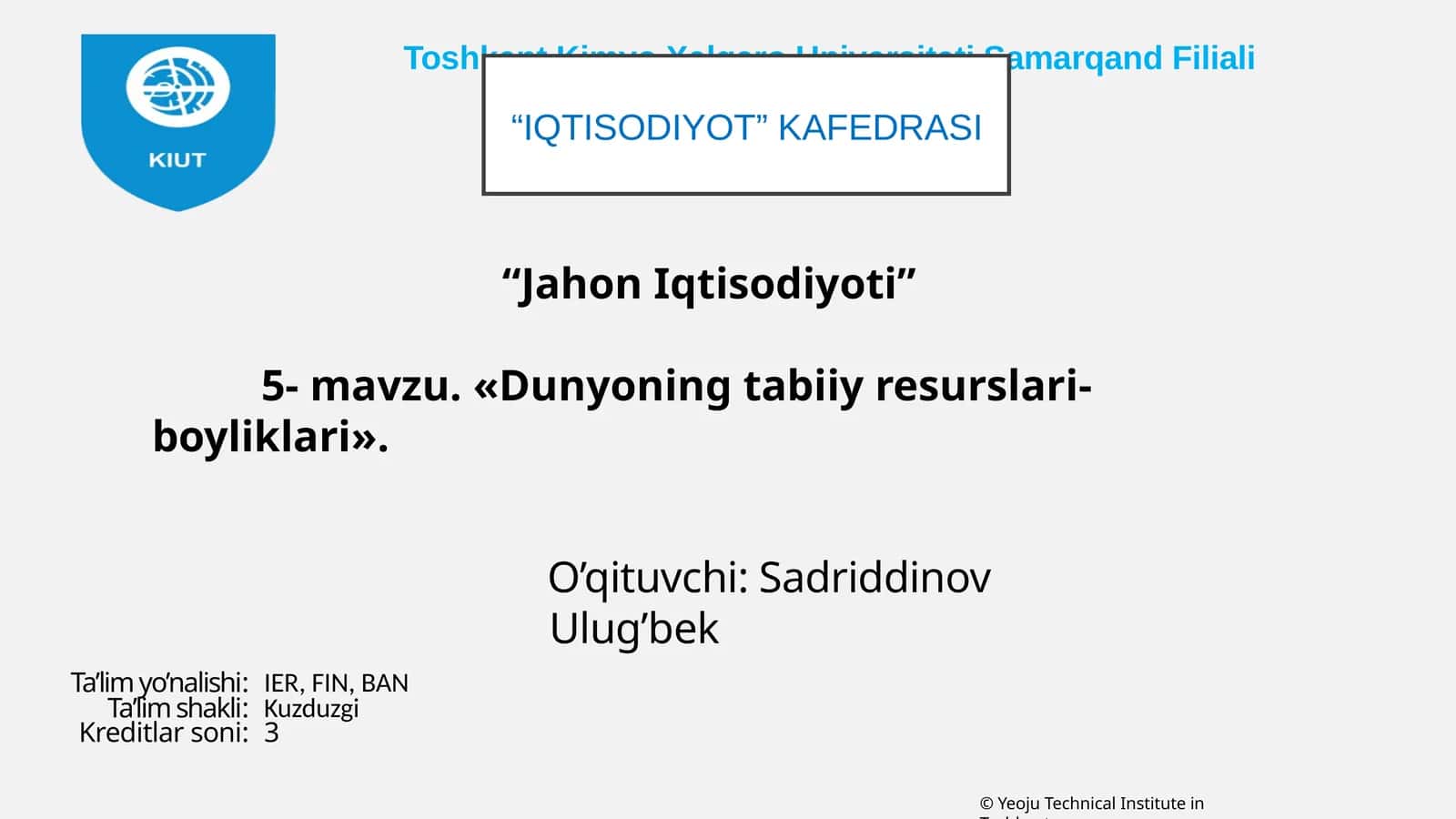 Dunyoning tabiiy resurslari-boyliklari 1