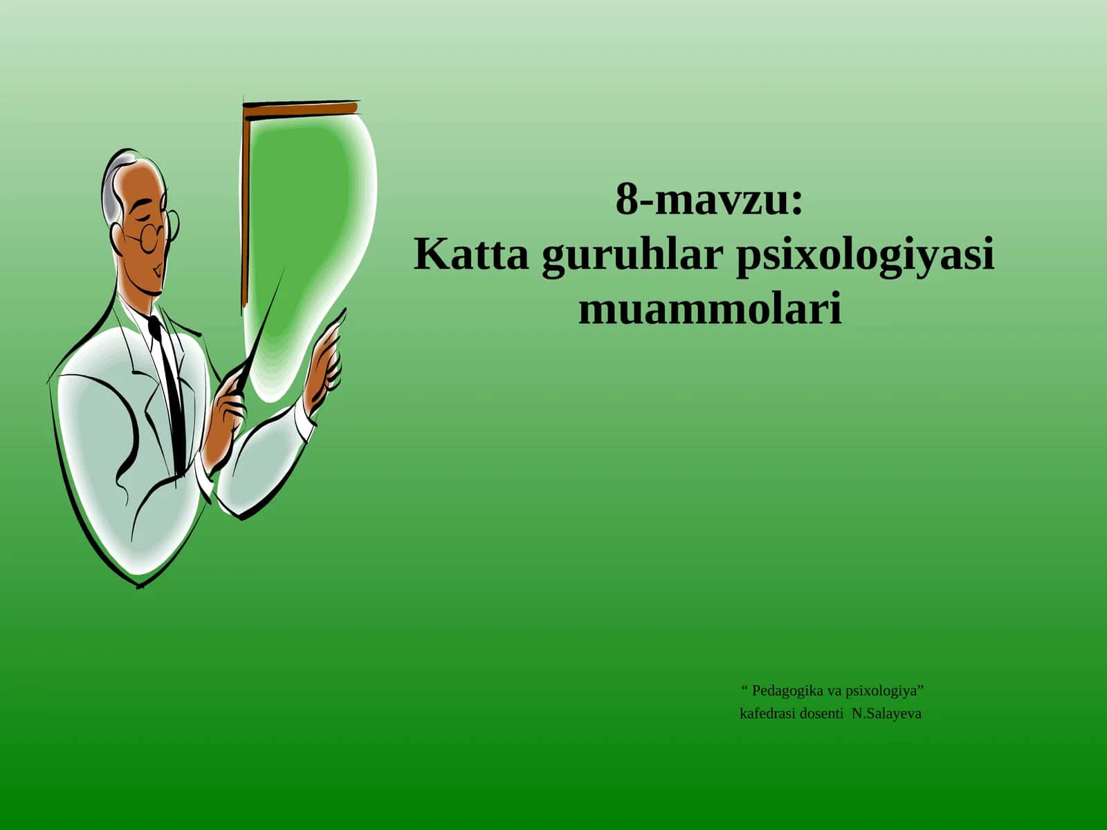 Katta guruhlar psixologiyasi muammolari 1