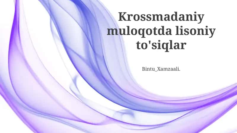 Muloqot Uslublari 1