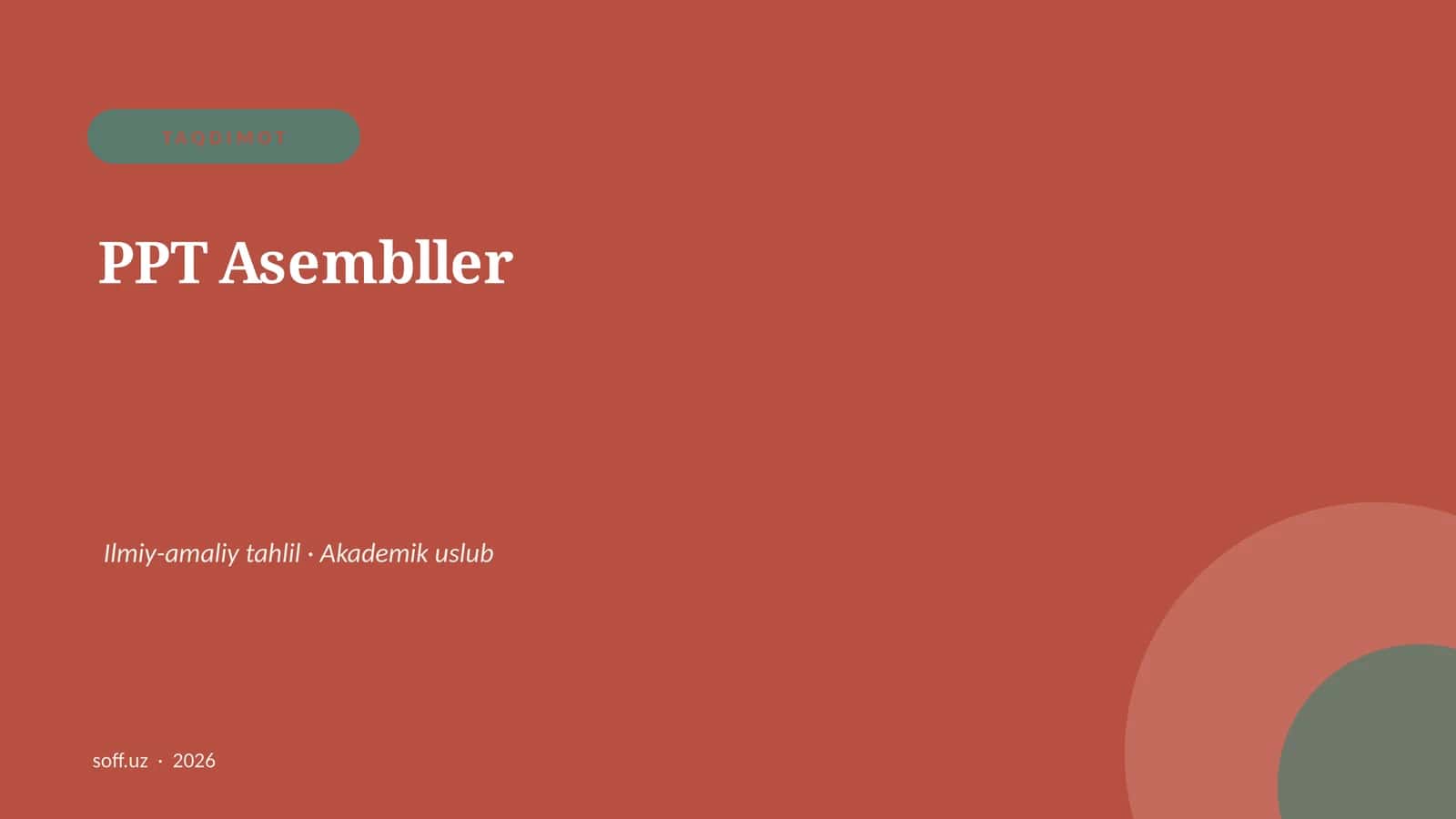 PPT Asembller 1