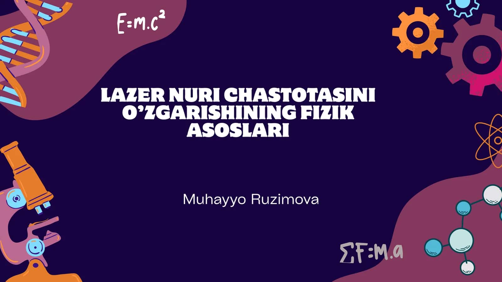 Lazer nuri chastotasini o'zgarishi 1