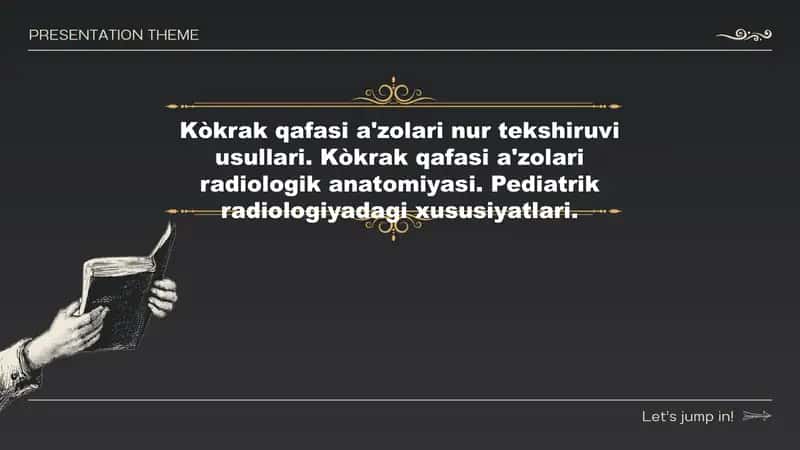Pediatrik radiologiya fanidan tayyorlagan mustaqil ishi 1