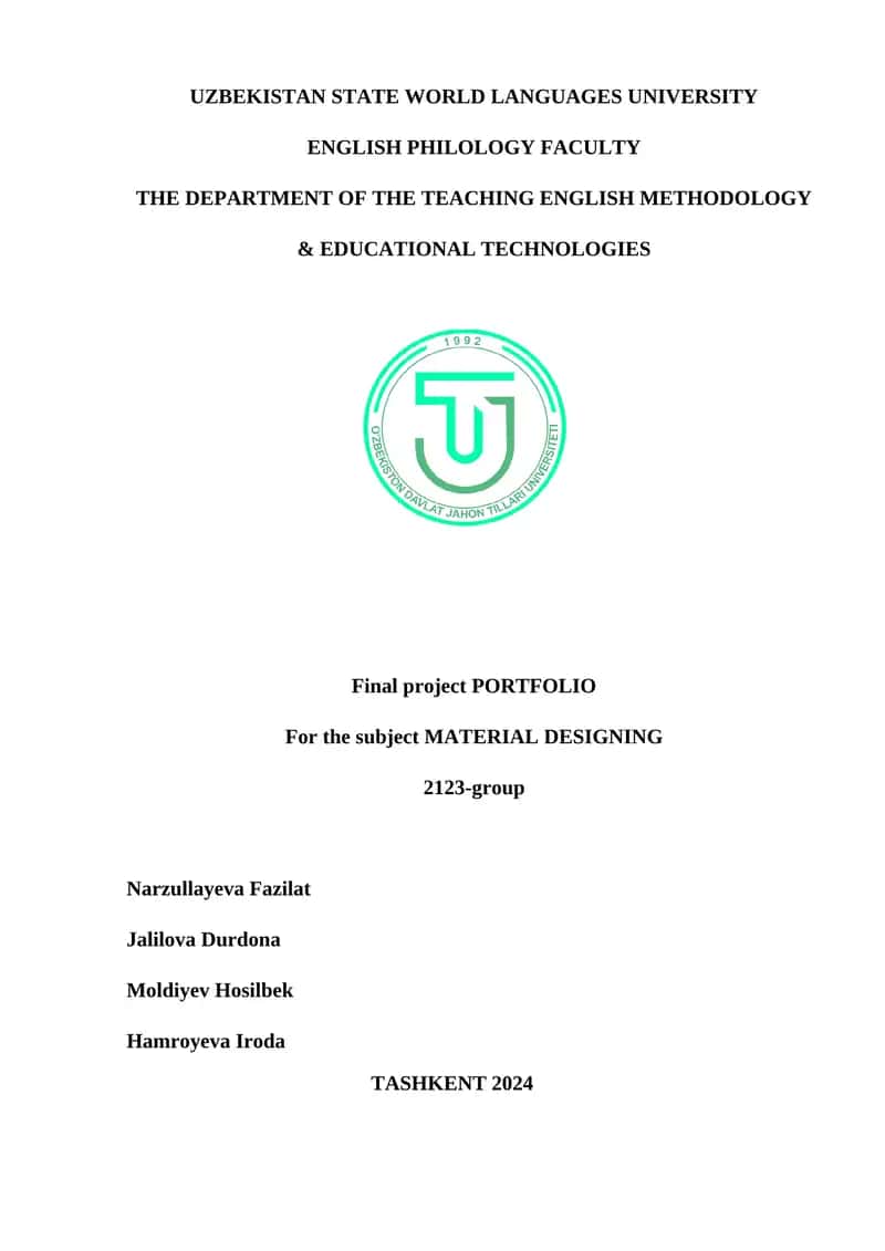 Final project PORTFOLIO 1