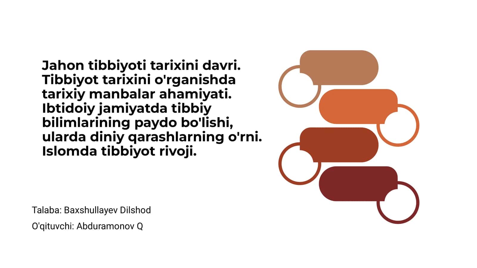 Jahon tibbiyoti tarixining davri 1
