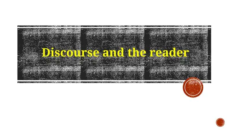 Understanding Discourse: Frameworks and Features 1
